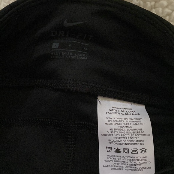 Nike Dry fit black tights leggings New without tag - Picture 5 of 11